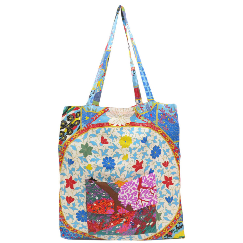 Hermes Petit H Eco Bag Handbag Silk Women's HERMES